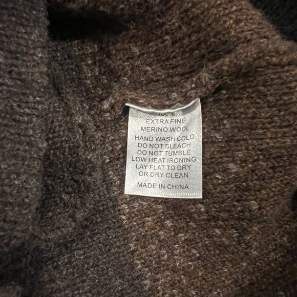 Nicholas K For Free People Pull Haze Sweater Jacket Size XL Striped Brown - Picture 10 of 12